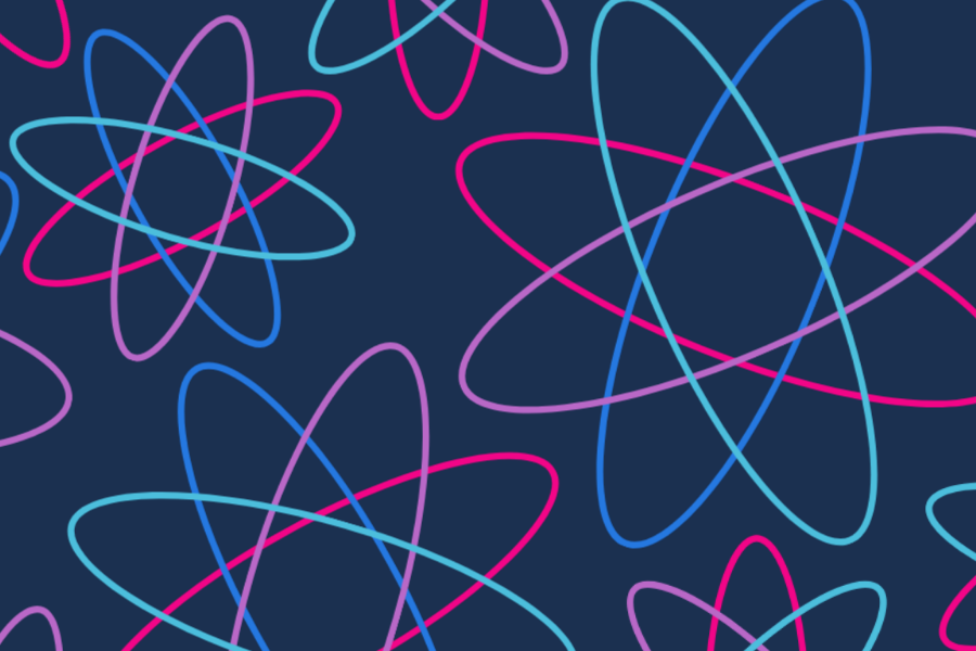 A series of colorful circles and orbs